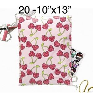 4/$20 -🍒20 Disco Cherries Poly Mailers 10”x13”